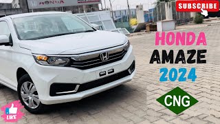 Honda Amaze Mid variant S CNG 2024 Most value for money  detailed review [upl. by Farris445]