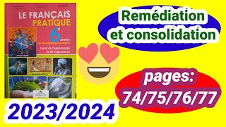 Remédiation et consolidationpages74757677 [upl. by Erbas]