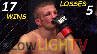 TJ Dillashaw COMPLETE 5 LOSSES in MMA Fights UFC [upl. by Braca]