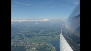 Segelfliegen 2020  Unter zwischen und über den Wolken und Bergen [upl. by Ahseekat]