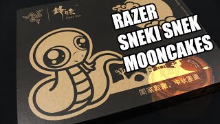 UNBOXING  RAZER X CHEF NIC SNEKI SNEK MOONCAKES [upl. by Sewel]