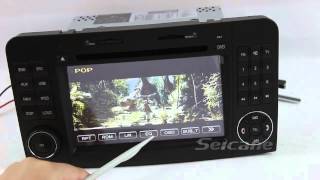 car stereo install upgrade for Mercedes Benz GL Class X164 android gps 3G Wifi [upl. by Mohsen637]