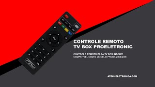 Controle Remoto Smart TV Box Proeletronic Smart Pro 4K PROSB20002GB [upl. by Leile]