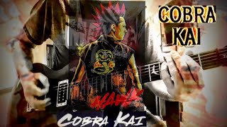 Cobra Kai Theme On Guitar [upl. by Ylurt]