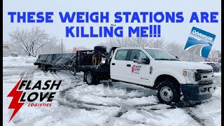 HOW TO LEGALLY BLOW PAST WEIGH STATIONS Hotshot trucking [upl. by Euqimod]