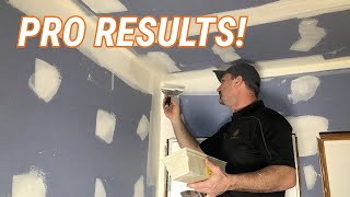 How To Tape amp Finish Inside Drywall Corners [upl. by Kcirddes]