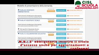 Tutorial Compilazione Domanda III fascia ATA 202123 [upl. by Yesdnyl]