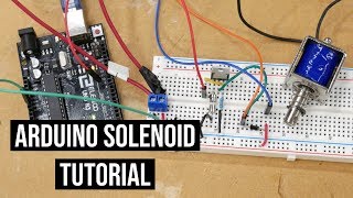 Control a Solenoid with an Arduino Tutorial [upl. by Acinoda]