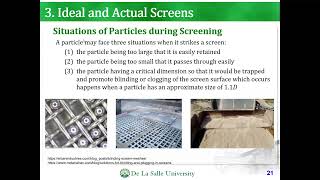 2 Screening amp Classification Lecture  Particle Technology [upl. by Aserat]