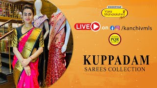 Kuppadam Sarees Collection  WhatsApp Number 89 0001 0002  Kancheepuram Varamahalakshmi Silks [upl. by Mata672]