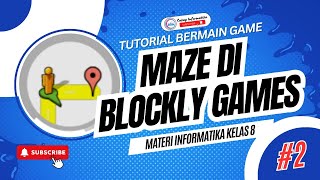 TUTORIAL MENYELESAIKAN GAME BLOCKLY MAZE LABIRIN LEVEL 110  MATERI INFORMATIKA KELAS 8 [upl. by Jak617]