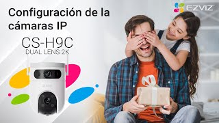 Configuración de la cámara Ezviz HCH9C Dual Lens 2K [upl. by Iney]