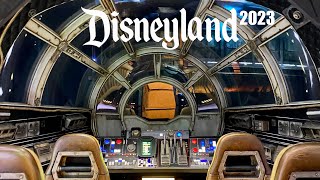 Millennium Falcon Smuggler’s Run 2023  Disneyland Resort Full Ride 4K POV [upl. by Ttezil251]