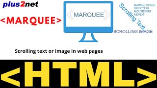 HTML marquee tag to scroll or alternate text or image on web page with various speed and direction [upl. by Christopher]