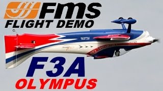 FMS  Diamond Hobby F3A OLYMPUS 1400mm FULL Model Demo By RCINFORMER [upl. by Lleira728]