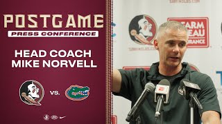 MIKE NORVELL  FSU Football UF Postgame Press Conference [upl. by Egwin]