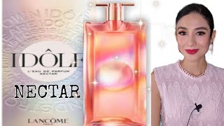 ✅️IDOLE NECTAR LANCOME NUEVO LANZAMIENTO‼️un perfume que no deja indiferente [upl. by Ninazan]