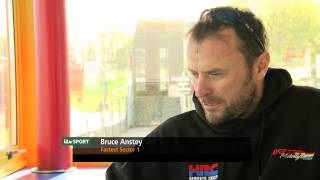 Bruce Anstey discusses his fastest TT sector time in 2011 [upl. by Canty688]