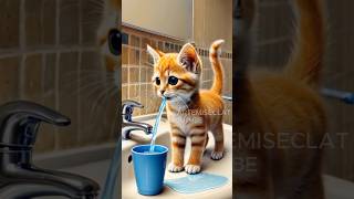 A small kitten vomited in a cup and was abandoned cat kitten cute story feat  Alexis Bennett [upl. by Natka]