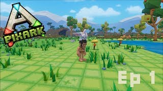 Taming A BigEar Rabbit  PixARK  Ep 1 First Impressions [upl. by Airegin]