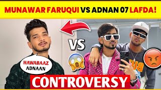 MUNAWAR FARUQUL VS SADNAAN CONTROVERSY 😜  SHERU TIGER VLOGS [upl. by Bartolome874]