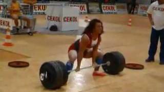 Анета Флорчик  становая тяга 250 кг  Aneta Florczyk deadlift 250 kg [upl. by Flint]