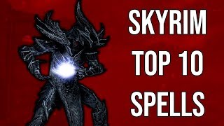 The Top 10 Spells in Skyrim Special Edition No Mods [upl. by Odin567]