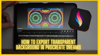 how to export transparent backgrounds in procreate Dreams [upl. by Myca]