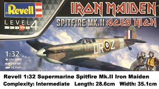 Revell 132 Spitfire MkII quotIron Maidenquot Kit Review [upl. by Kaufmann]