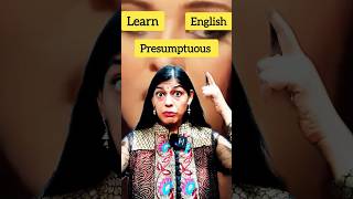 Learn English Like Aishwarya Rai  What Does Presumptuous Mean  Examples amp Usagequotytshortsindia [upl. by Saffier]