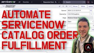 ServiceNow catalog item order fulfillment with Ansible Automation Platform [upl. by Kwan]