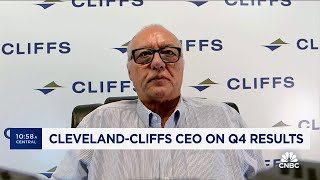 ClevelandCliffs CEO Lourenco Goncalves on Q4 results [upl. by Emlynne886]