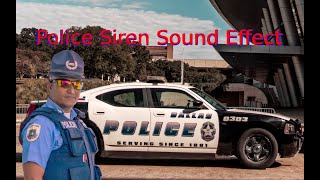 Free Police Siren Sound Effect Cop Sirens Sounds [upl. by Eirolav]