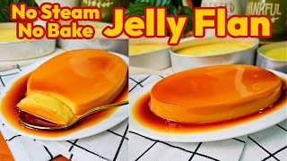 No Bake No Steam JELLY FLAN RECIPE [upl. by Gisele266]