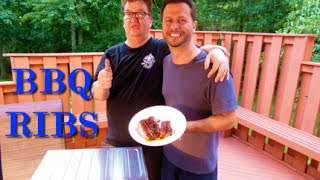 BBQ RIBS IN A TOASTER OVEN Big Meals Small Places with Sal Governale [upl. by Trub]