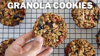 Healthy Granola Cookies Recipe [upl. by Urbain250]