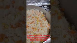 ARROZ BLANCO CON VERDURAS Así lo Preparamos en Casa shorts reels arroz arrozblanco [upl. by Asaph]