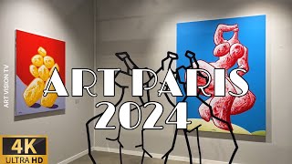 🇫🇷PARIS ART FAIR ART PARIS 20244K ULTRA HIGH DEFINITION 04APRIL2024 [upl. by Lebasiram]