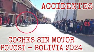 Accidentes Cochecitos sin motor Potosí  Bolivia [upl. by Drarreg85]