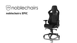 noblechairs EPIC キャスター音比較 [upl. by Nahama]