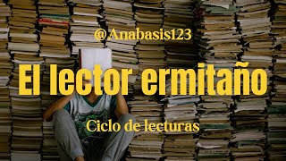 EL LECTOR ERMITAÑO MICHEL ONFRAY ANTIMANUAL DE FILOSOFÍA TE MASTURBÁS EN EL PATIO DE LA ESCUELA [upl. by Martino676]