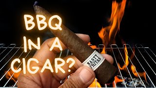 BBQ in a Cigar Review of Liga Privada Nasty Fritas by Drew Estate [upl. by Nollid]