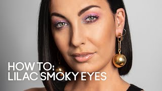 HOW TO Easy Lilac Smoky Eyes starring Paint Pots  MAC Cosmetics [upl. by Berti982]