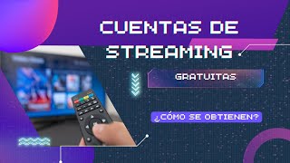 Cómo se obtiene cuentas de Streaming GRATUITAS de Netflix Disney Star entre otras [upl. by Garnette]