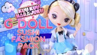 Kuu Kuu Harajuku G Doll PLUS Sushi Fashion Pack [upl. by Nilved]