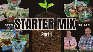 Seed Starting Mix Trials Part 1 They arent the same so whats in a good mix [upl. by Jared]