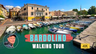 Bardolino am Gardasee eine große Walking Tour im August 2023 in 4K [upl. by Ahsemak]