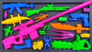 Membersihkan Nerf Ak47 Assault Rifle Shotgun Sniper Rifle Glock Pistol M16 Nerf gun138 [upl. by Trautman]