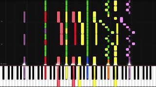 RimskyKorsakov  Capriccio Espagnol Op34 III Alborada Synthesia [upl. by Reivilo]