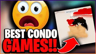 THE BEST CONDO GAMES on ROBLOX in 2021 RANKED [upl. by Pendergast]